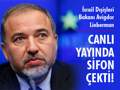 Canlı yayında sifon çeken bakan!