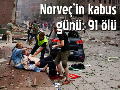 Norveç'in kara günü: 91 ölü