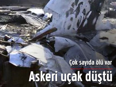 Fas'ta askeri uçak düştü
