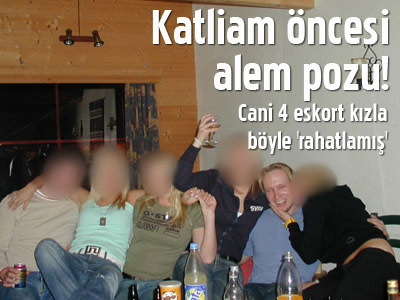 Katliam öncesi alem pozu!