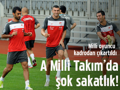 A Milli Takım'da şok sakatlık