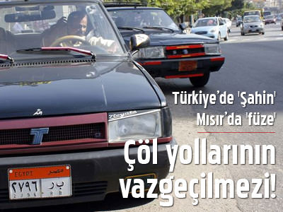 Mısır yollarının vazgeçilmez otomobili Şahin