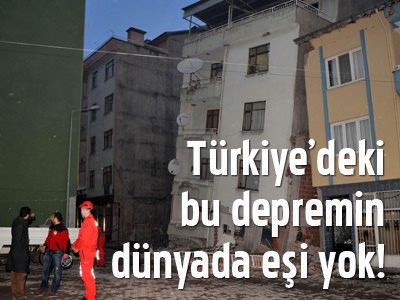 Simav dünyada eşi görülmemiş deprem