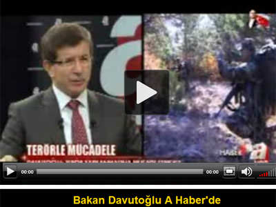 Bakan Davutoğlu A Haber'de - 1