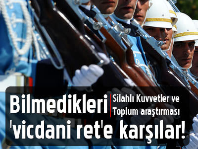 Bilmedikleri 'vicdani ret'e karşılar
