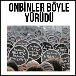 Onbinler Dink için yürüyor - 2