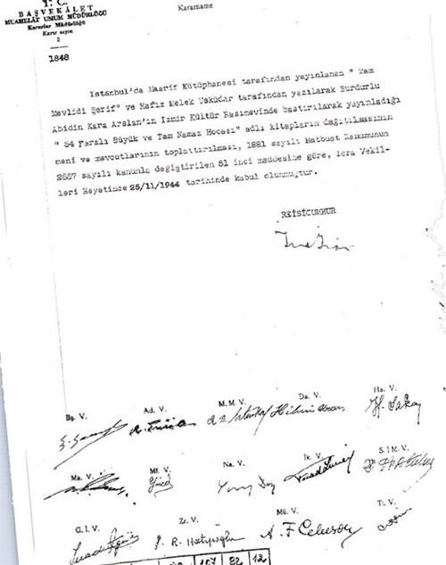 İnönü'nün yasakladığı 'Namaz Hocası'