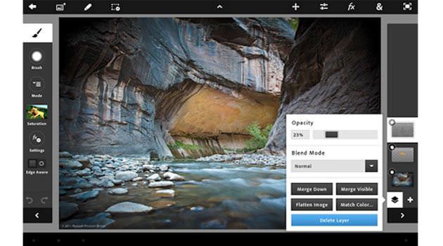 Photoshop artık iPad’de