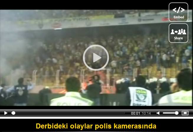 Olaylı maç polis kamerasında! - 1