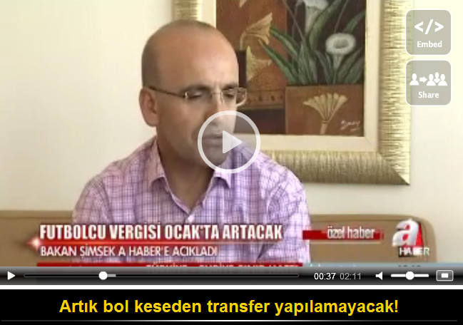 Futbolcu vergisi yüzde 35'e çıkıyor