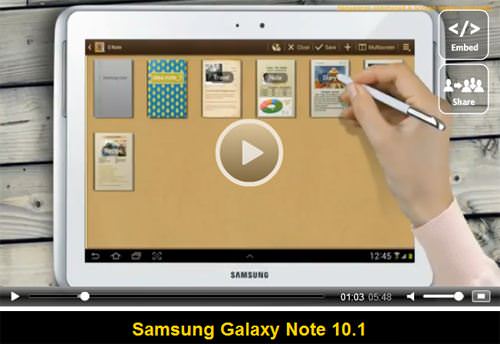 Samsung Galaxy Note 10.1 resmen duyuruldu