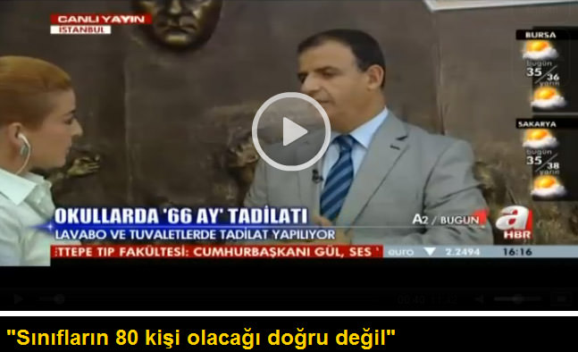 "Sınıflar 80 kişi olmaz 45 olur!" - 1
