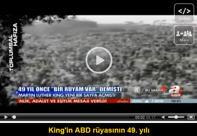 Bir rüyam var... O rüyadan bu yana 49 yıl geçti!