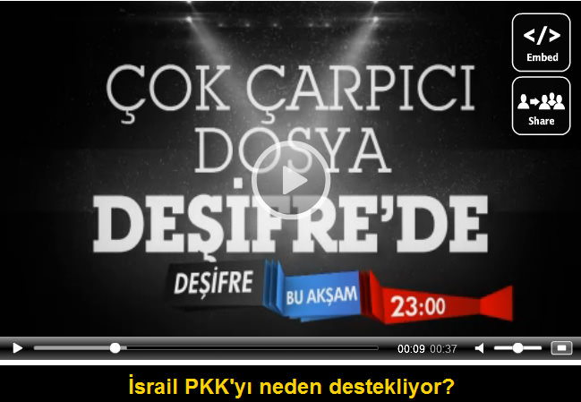 İsrail PKK'yı neden destekliyor? - 1