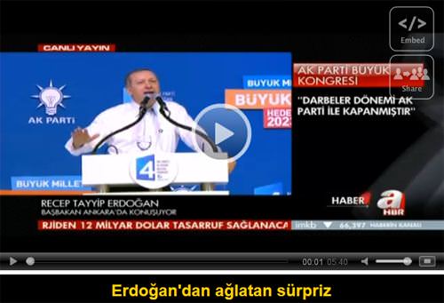 Erdoğan'dan tarihi konuşma