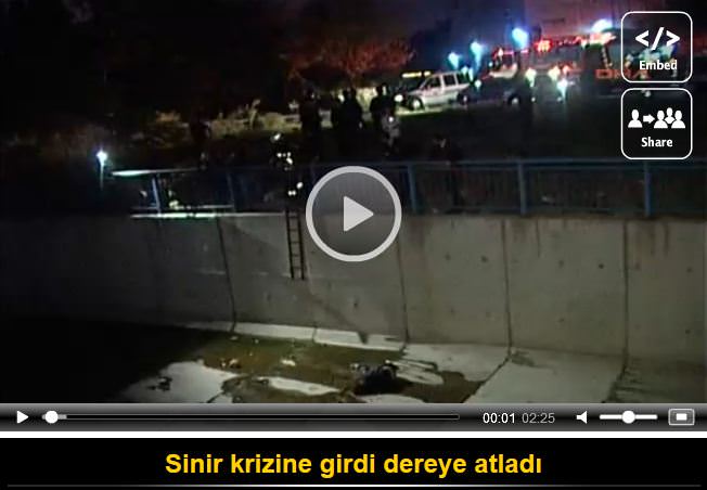 Boğulmak istedi betona çakıldı!