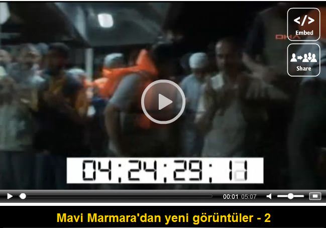 Mavi Marmara’dan yeni görüntüler