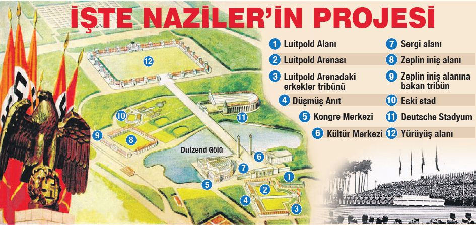 Hitler’in 400 bin kişilik dev stadyum hayali...