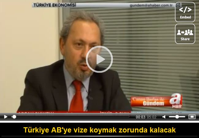 Türkiye AB’ye vize koymak zorunda kalacak