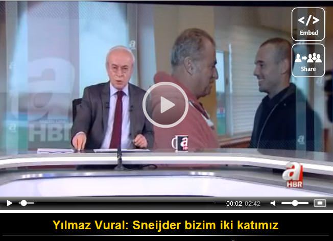 Yılmaz Vural’dan acı Sneijder itirafı!