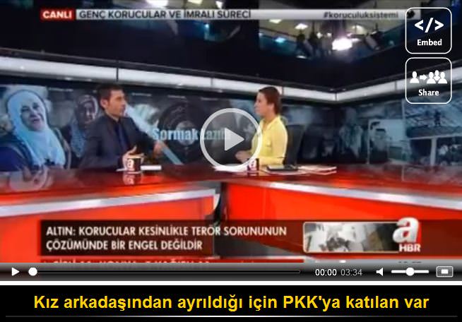 Sevgilisinden ayrıldığı için PKK’lı oldu