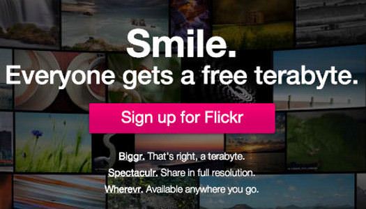Flickr'dan 1 TB depolama alanı - 1