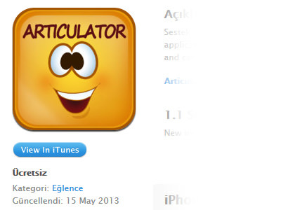 Telaffuzu test eden iPhone uygulaması