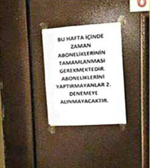 Zaman’a abone olmayan deneme sınavına giremiyor!