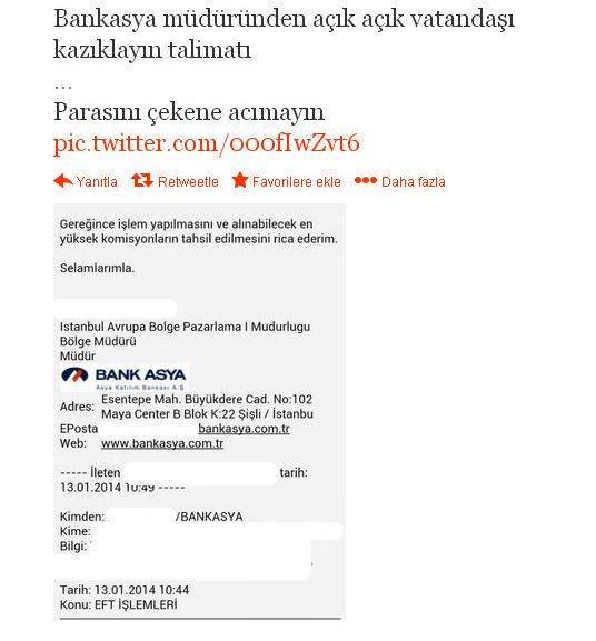 Bank Asya'da çıldırtan talimat! - 1