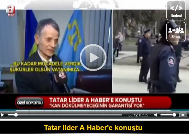 Kırım Tatarları resti çekti!!