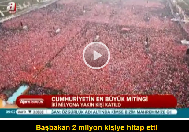 AK Parti’den Yenikapı’da dev miting