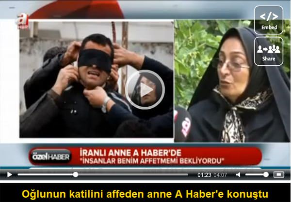 Oğlunun katilini affeden anne A Haber'e konuştu - 1