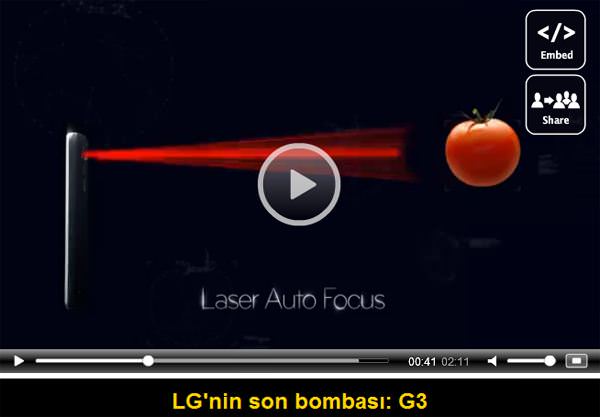 LG'nin son bombası: G3