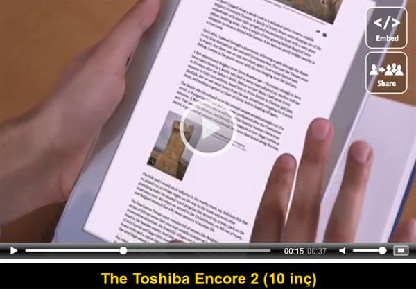 Toshiba’dan uygun fiyatlı Windows tabletleri