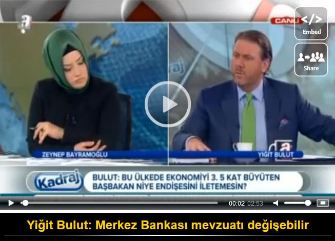 "Merkez Bankası mevzuatı değişebilir"