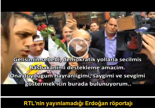 RTL'nin yayınlayamadığı Erdoğan röportajı