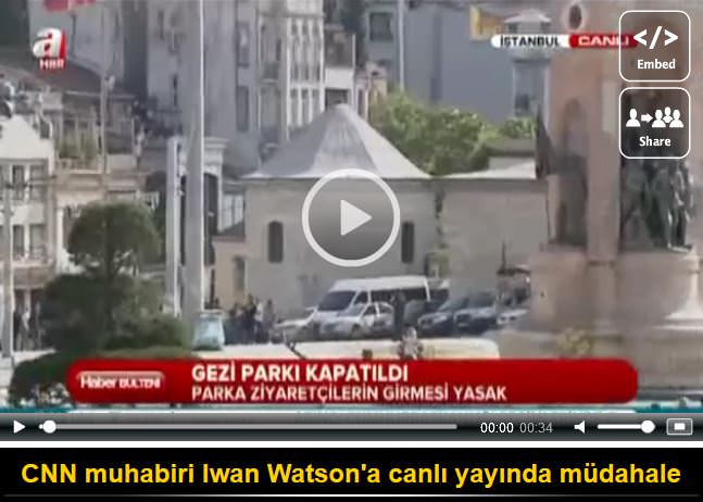 CNN muhabiri Ivan Watson'a canlı yayında müdahale