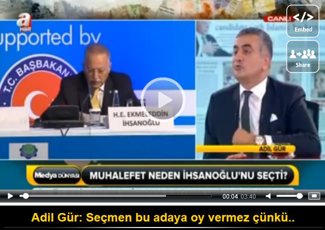 Adil Gür: Seçmen bu adaya oy vermez çünkü..
