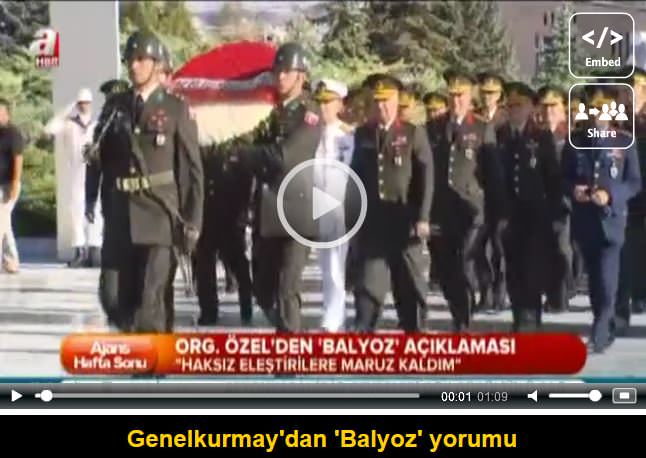 Genelkurmay'dan 'Balyoz' yorumu