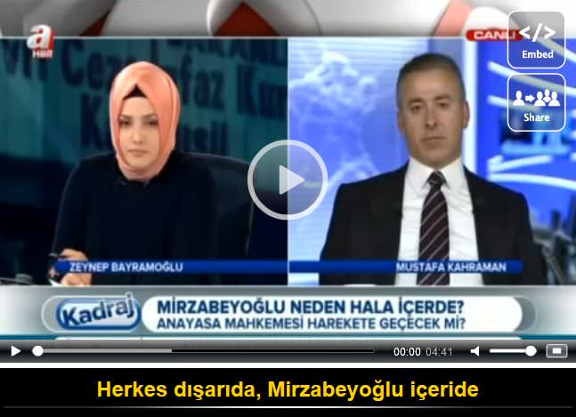 Herkes dışarıda, Mirzabeyoğlu içeride