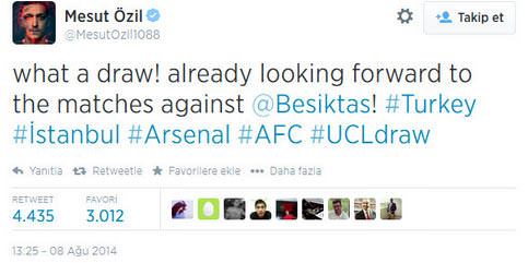 Mesut Özil'den kura yorumu - 1