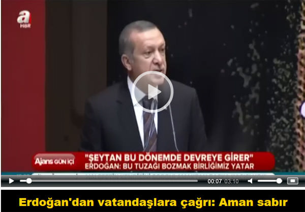 Erdoğan’dan vatandaşlara çağrı: Aman sabır