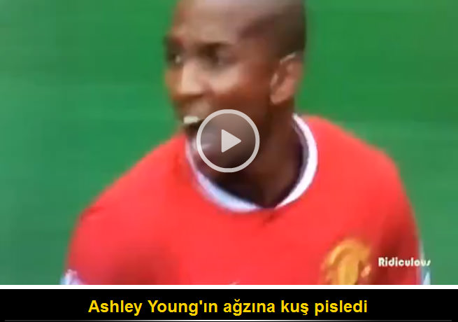 Yıldız futbolcunun ağzına kuş pisledi!