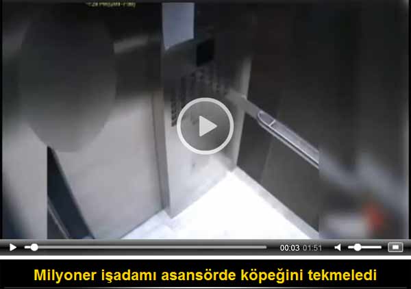 Milyoner iş adamının skandal görüntüsü