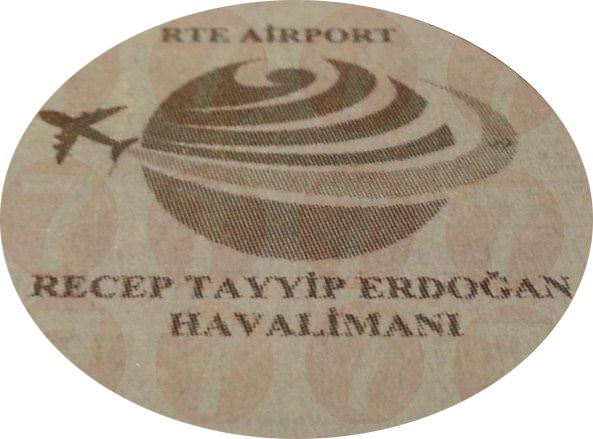RTE Airport’un logosunu bile hazırladı!