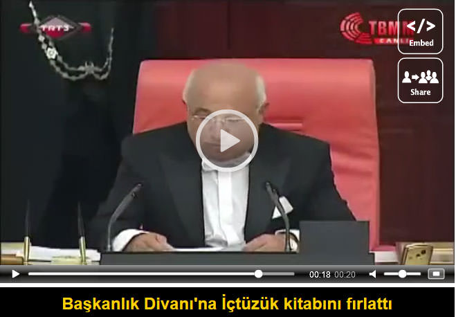 "Tüzük kitabı fırlatma, Mustafa Kemal'in öğretisi" - 1