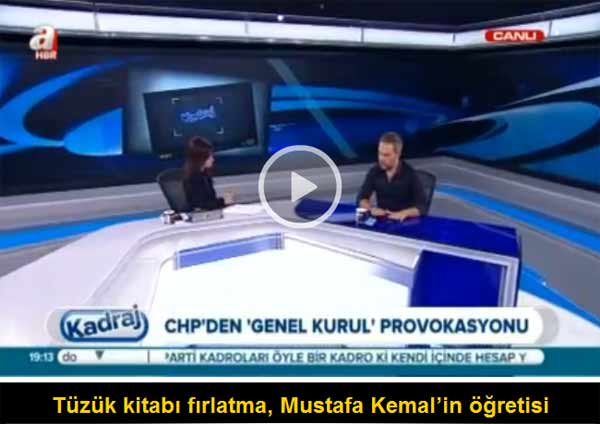"Tüzük kitabı fırlatma, Mustafa Kemal'in öğretisi"