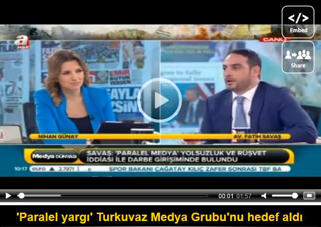 'Paralel yargı' Turkuvaz Medya Grubu'nu hedef aldı