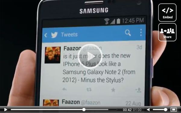 Samsung, Apple ile dalga geçmeye devam ediyor - 1