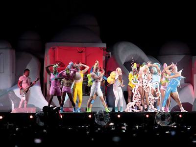 Lady Gaga İstanbul'da konser verdi